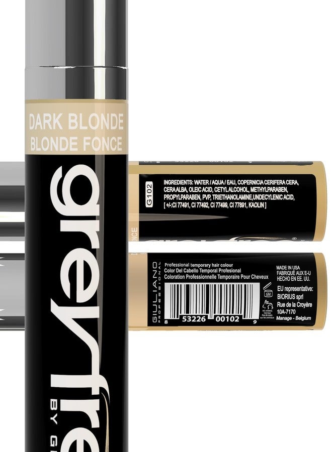 Greyfree Root Touch-Up Hair Mascara Temporary Gray Roots Concealer (DARK BLONDE) - Image 4